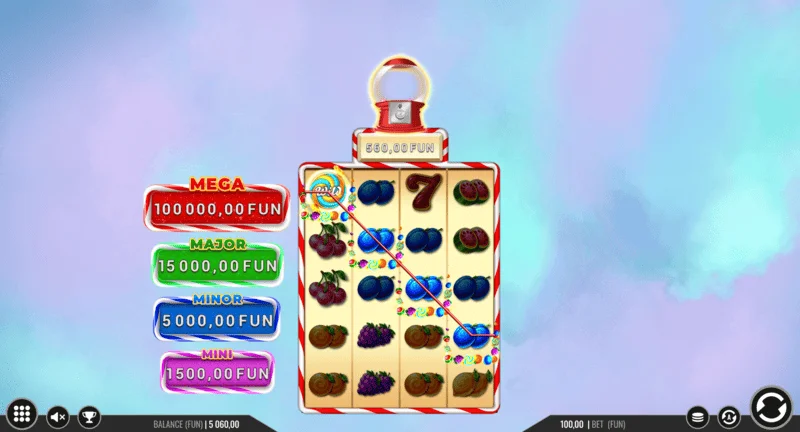 Sweet Candy Cash Stash - combinazione cash collector in azione